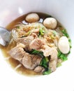 Spicy Rich Flavour Noodle With Sliced Pork and Pork Balls