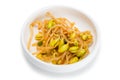 Spicy salad heh of bean sprouts Royalty Free Stock Photo