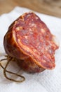 Spicy salami calabrese Royalty Free Stock Photo