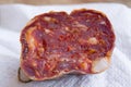 Spicy salami calabrese Royalty Free Stock Photo