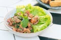 Spicy Salmon Salad or Laab Salmon