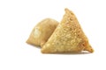 spicy Samosa and singara isolated on white background Royalty Free Stock Photo