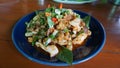 Delicious food Spicy seafood Thai salad