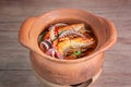 Spicy seafood soup Royalty Free Stock Photo