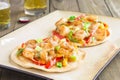 Spicy Shrimp Pizza