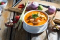 Spicy shrimp soup diet Thailand Royalty Free Stock Photo