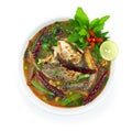 Spicy Smoked Fish Soup Sour And Spices Taste Thai Food