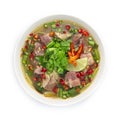 Spicy Soup with Pork Spare rib Thai Food spicy Royalty Free Stock Photo