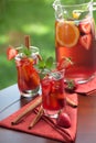 Spicy Strawberry Sangria