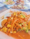 Spicy Thai corn salad
