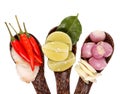 Spicy Thai food ingredients Royalty Free Stock Photo