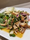 Spicy Thai Minced Pork Salad & x28;Street food& x29;