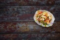 Spicy Thai seafood salad Royalty Free Stock Photo