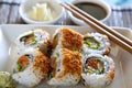 Spicy tuna roll sushi Royalty Free Stock Photo