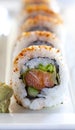 Spicy tuna roll sushi Royalty Free Stock Photo