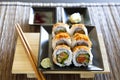 Spicy tuna roll sushi Royalty Free Stock Photo