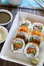 Spicy Tuna roll sushi Royalty Free Stock Photo