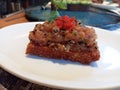 Spicy Tuna Tartare On Fried Sushi Rice