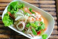 Spicy vermicelli salad