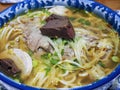 Spicy Vietnamese Beef and Pork Noodle Soup (Bun Bo Hue)