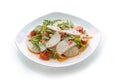 Spicy Vietnamese Pork Sausage Salad Yum Moo Yor Royalty Free Stock Photo