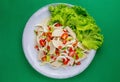 Spicy Vietnamese sausage salad Royalty Free Stock Photo