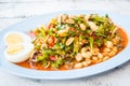 Spicy winged bean salad