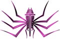 Stylized Spider with cross isolated