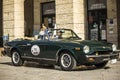 Spider fiat 124 green