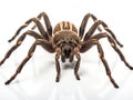 Spider (Haplodrassus Signifier) Isolated on White Background Made With Generative AI illustration