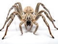 Spider (Haplodrassus Signifier) Isolated on White Background Made With Generative AI illustration