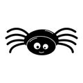 Spider icon vector set. halloween illustration sign collection. cobweb symbol.