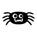 Spider icon vector set. halloween illustration sign collection. cobweb symbol.