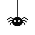 Spider icon vector set. halloween illustration sign collection. web symbol cobweb logo. Royalty Free Stock Photo