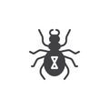 Spider insect icon vector