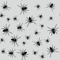 Spider insects seamless pattern 667 Royalty Free Stock Photo