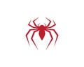 Spider symbol vector icon