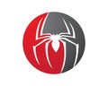 Spider logo template