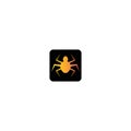 Spider logo vector icon