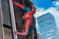 Spider Man wax figure, Madame Tussaud`s Amsterdam Royalty Free Stock Photo