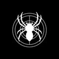spider net cool spider logo design vector Royalty Free Stock Photo