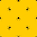 Spider pattern seamless. Poisonous dangerous insect background. Vector texture