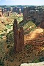 Spider Rock at Canyon de Chelly Royalty Free Stock Photo