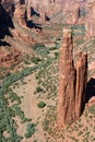 Spider Rock in Canyon de Chelly Royalty Free Stock Photo