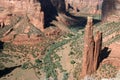 Spider Rock in Canyon de Chelly Royalty Free Stock Photo