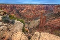 Spider Rock Overlook, Canyon De Chelly National Monument, Arizona Navajo Nation Royalty Free Stock Photo