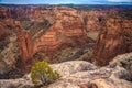 Spider Rock Overlook, Canyon De Chelly National Monument, Arizona Navajo Nation Royalty Free Stock Photo