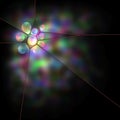 The spider\'s rainbow web