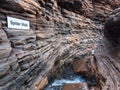 Spider Walk in Karijini Eco Retreat in Western Australia Royalty Free Stock Photo