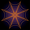 Spider web cobweb background. Vector illustration. Royalty Free Stock Photo